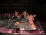 Relaxing In The Hottub...