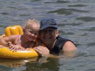 Swimming With Daddy...