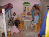 Playing With Peri And Pilar In The Kitchen....