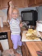 Hope Daddy Is Hungry When He Gets Home...