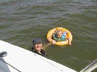 Swimming With Daddy...