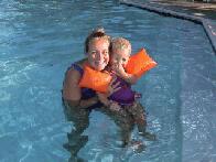 Fun In The Pool With Mommy....
