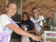 Melissa Helping Out....