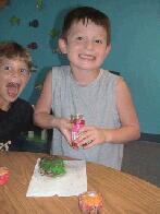Look At Slade's Cup Cake....